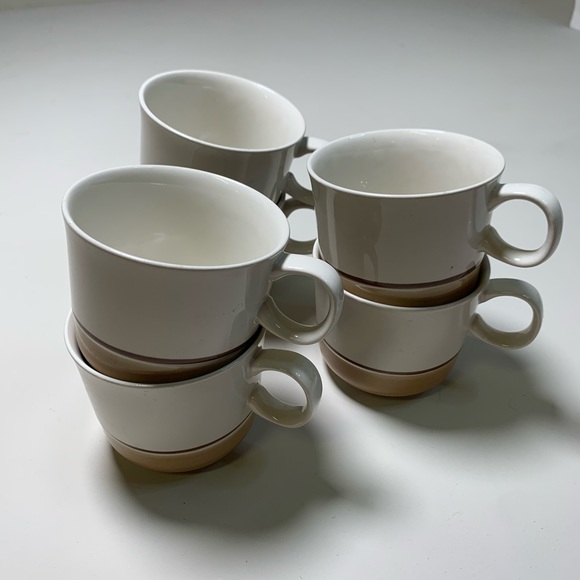 Set of 6 New Vintage Style Mugs - Picture 2 of 6